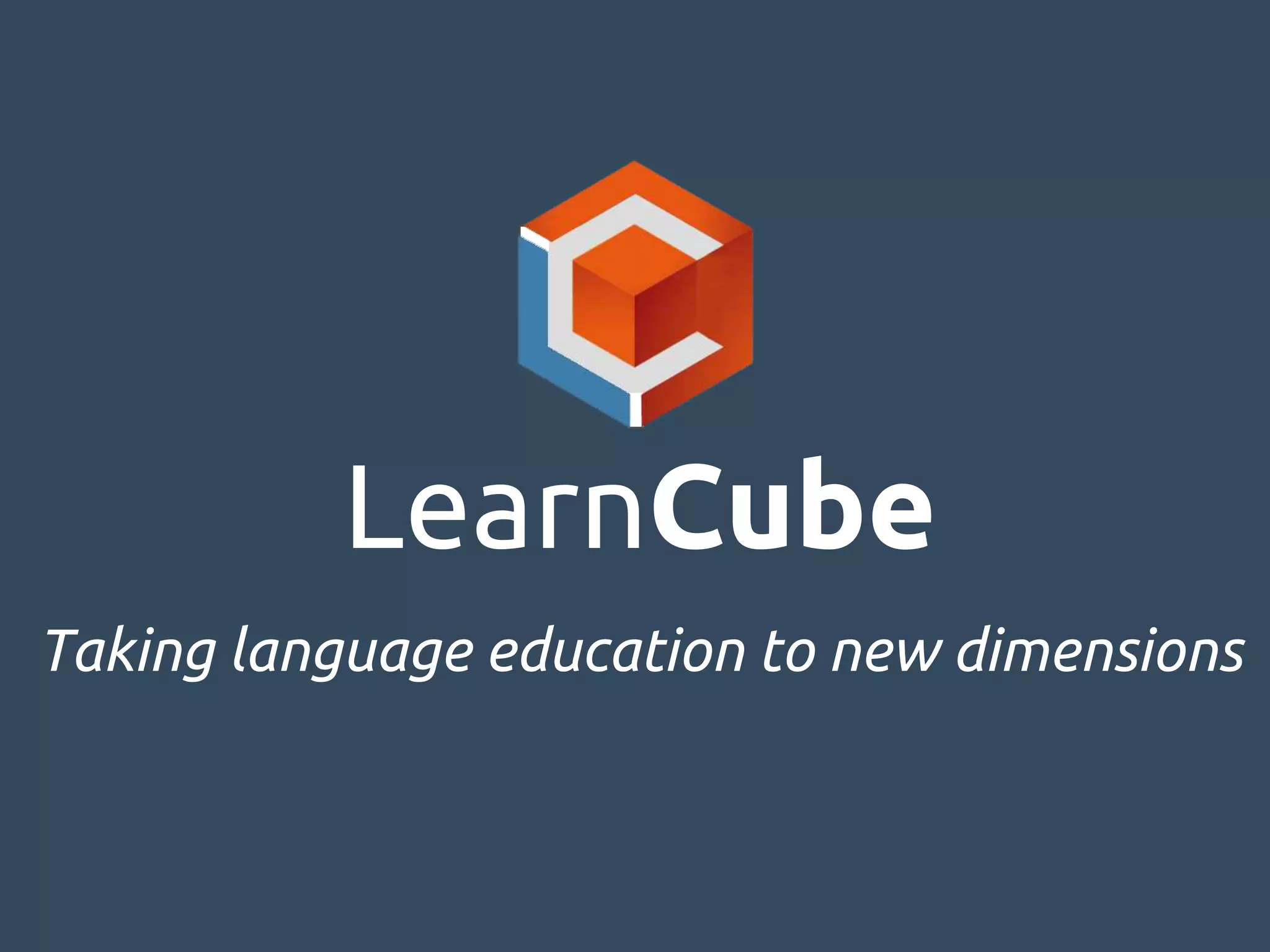 LearnCube Virtual Classroom software designed to teach English online