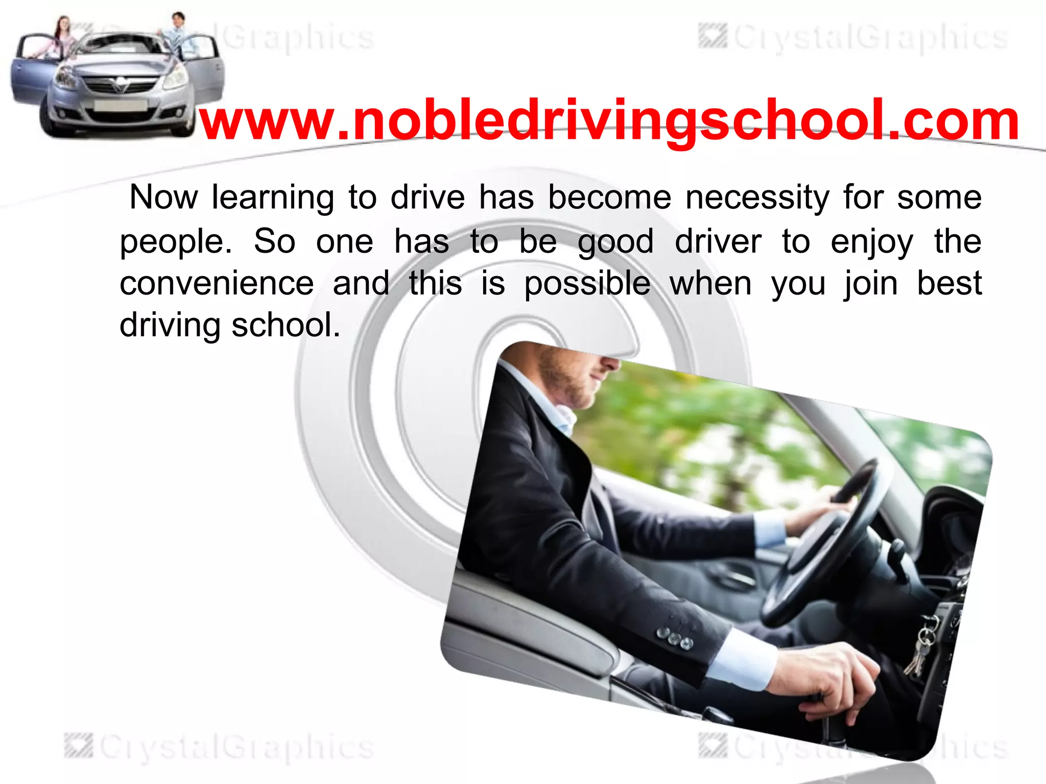 Learn driving with the flexible driving training program | PPT