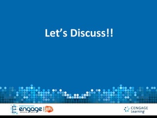 Let’s Discuss!!
 
