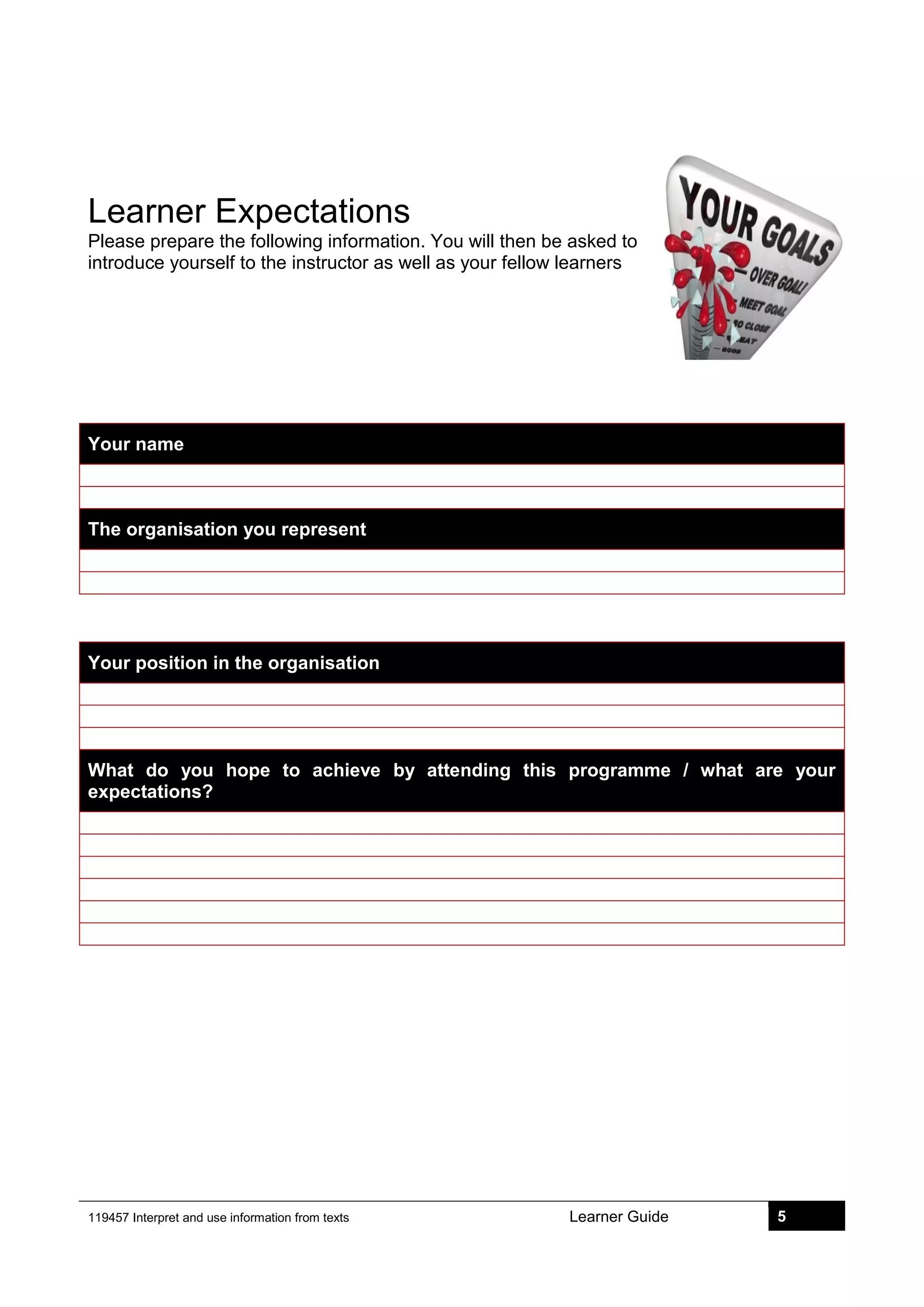 119457 Interpret and use information from texts | PDF