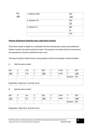 9010 Demonstrate an understanding of the use of different number bases ...