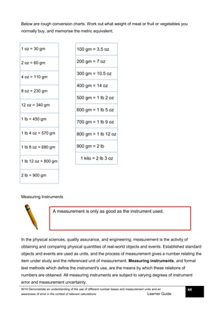 Produce Conversion Chart 9010 Demonstrate an understanding of the use of different number bases ...