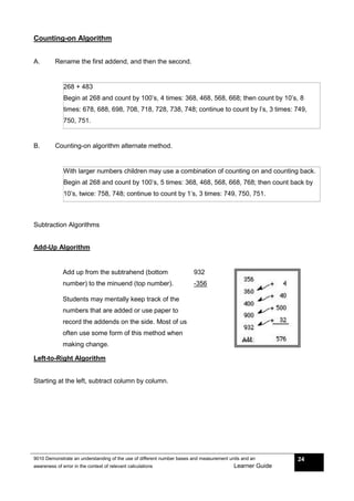 9010 Demonstrate an understanding of the use of different number bases ...