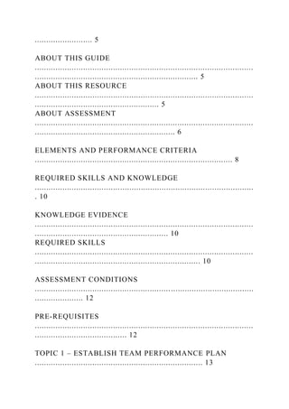 Learner Guide BSBWOR502 Lead and Manage T.docx