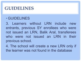 Learner information system | PPTX