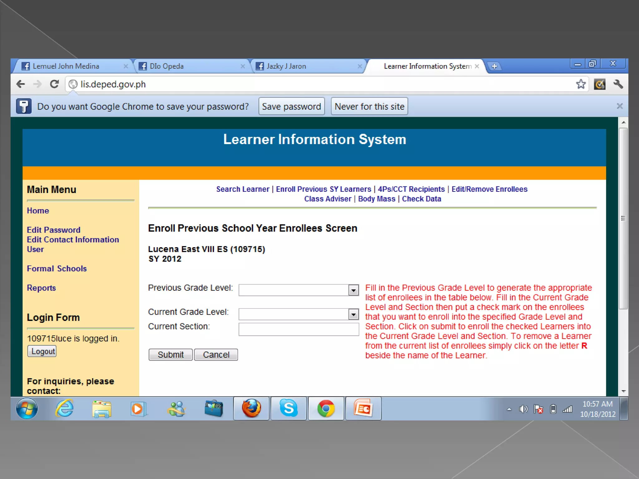 Learner information system (lis)