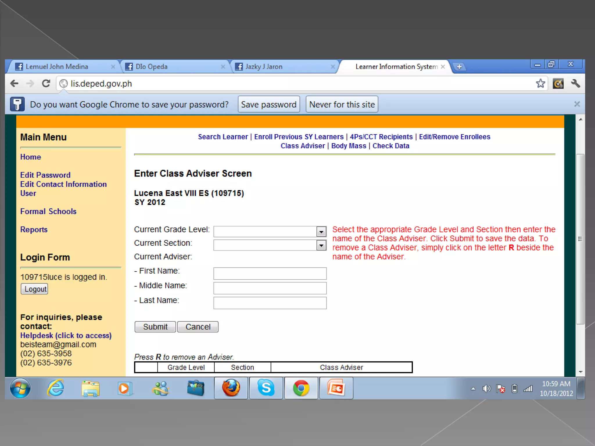 Learner information system (lis)