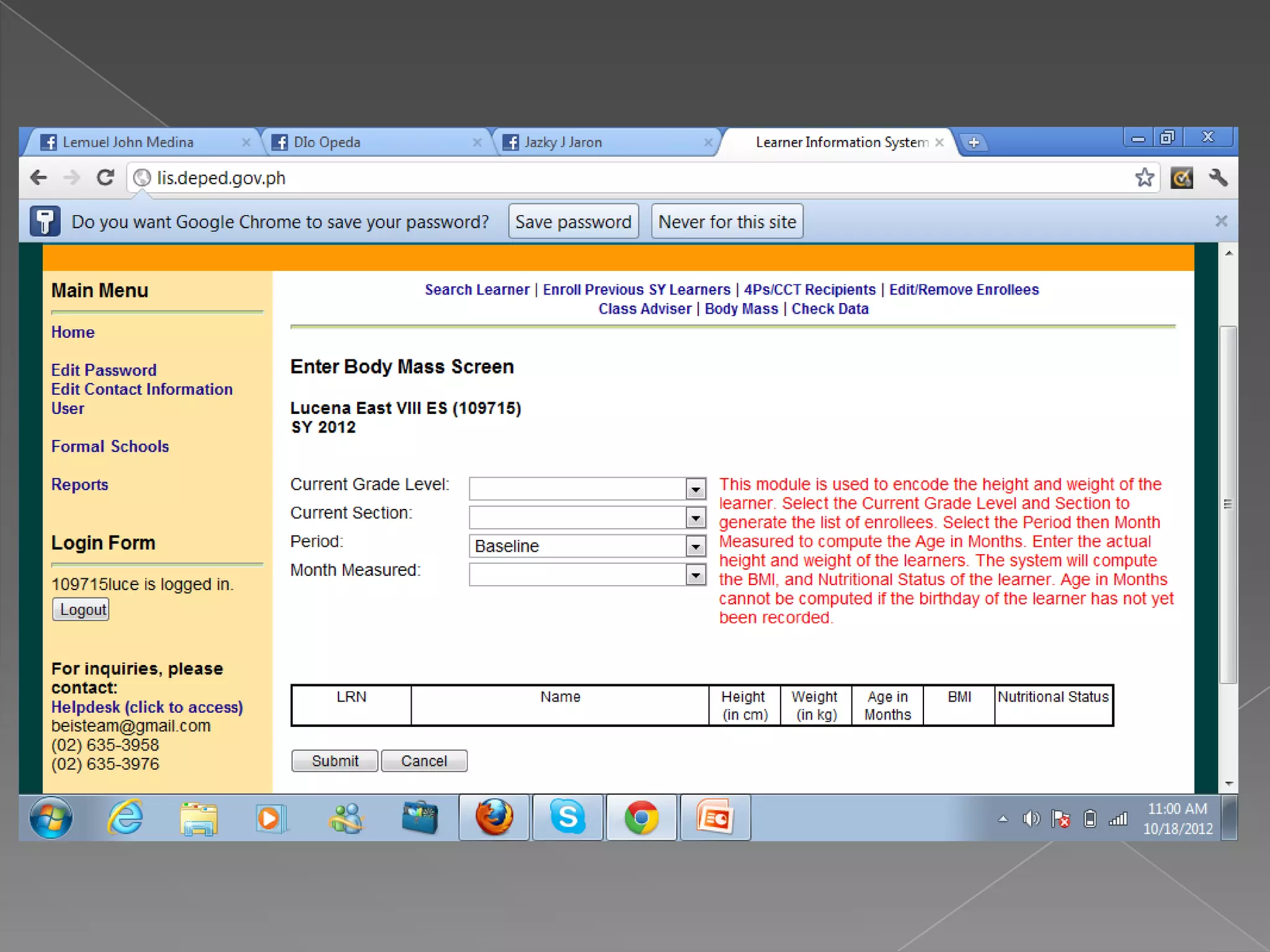 Learner information system (lis)