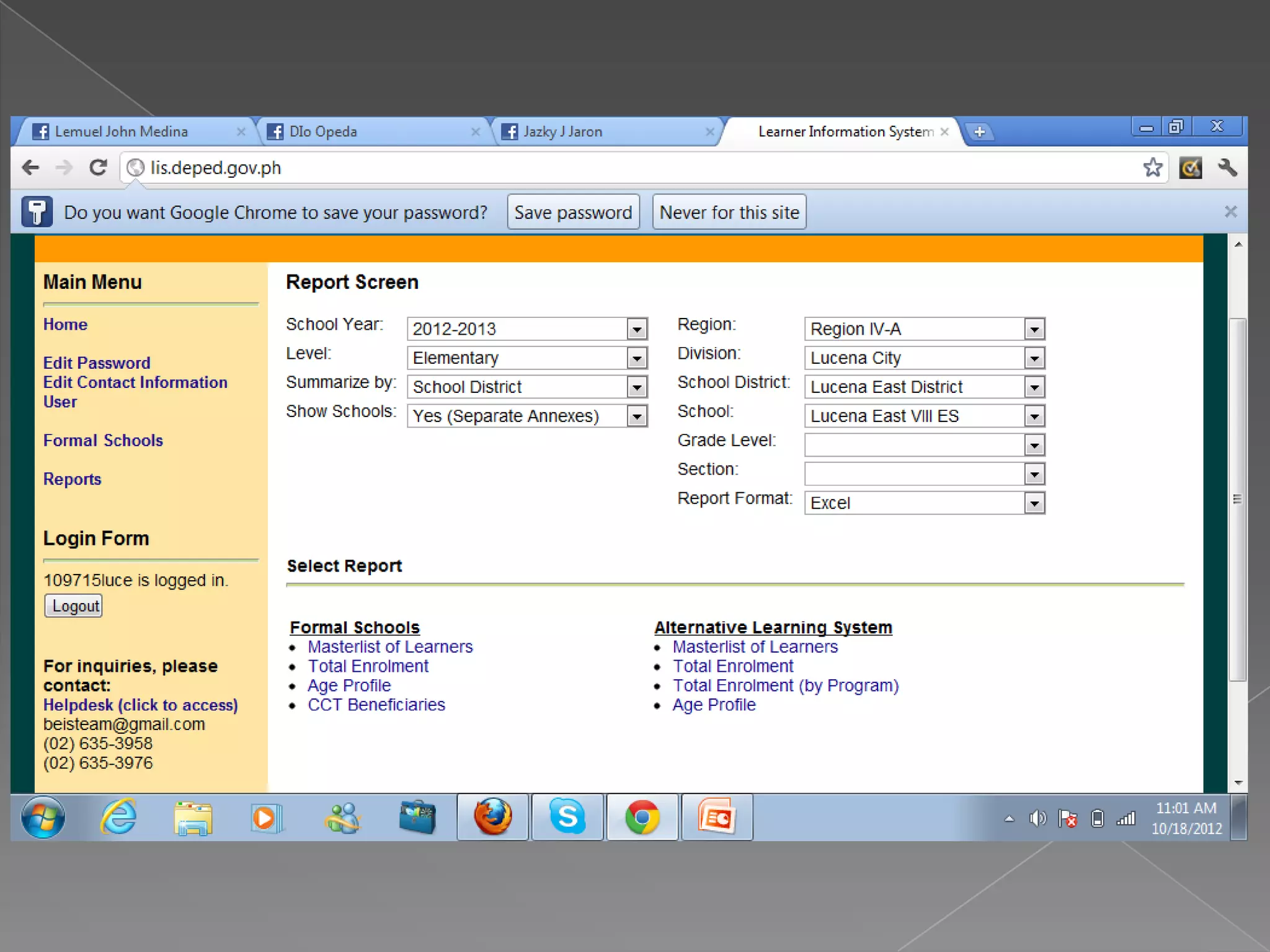 Learner information system (lis)