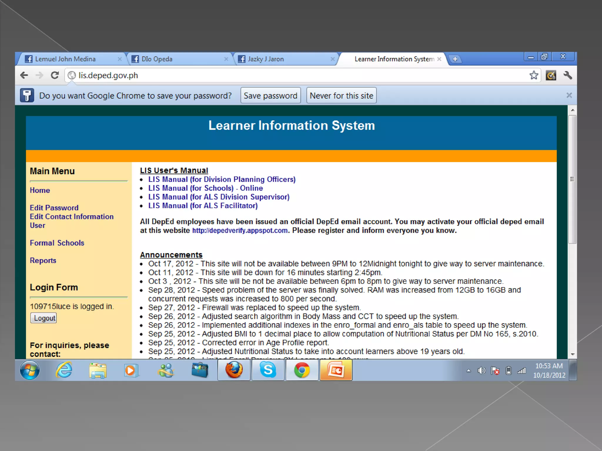 Learner information system (lis)