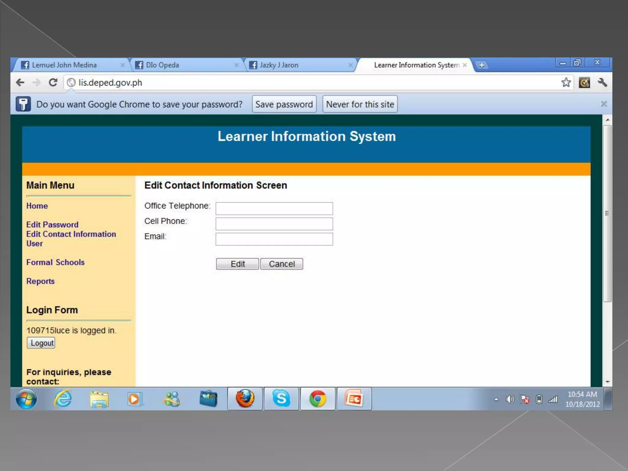Learner information system (lis)