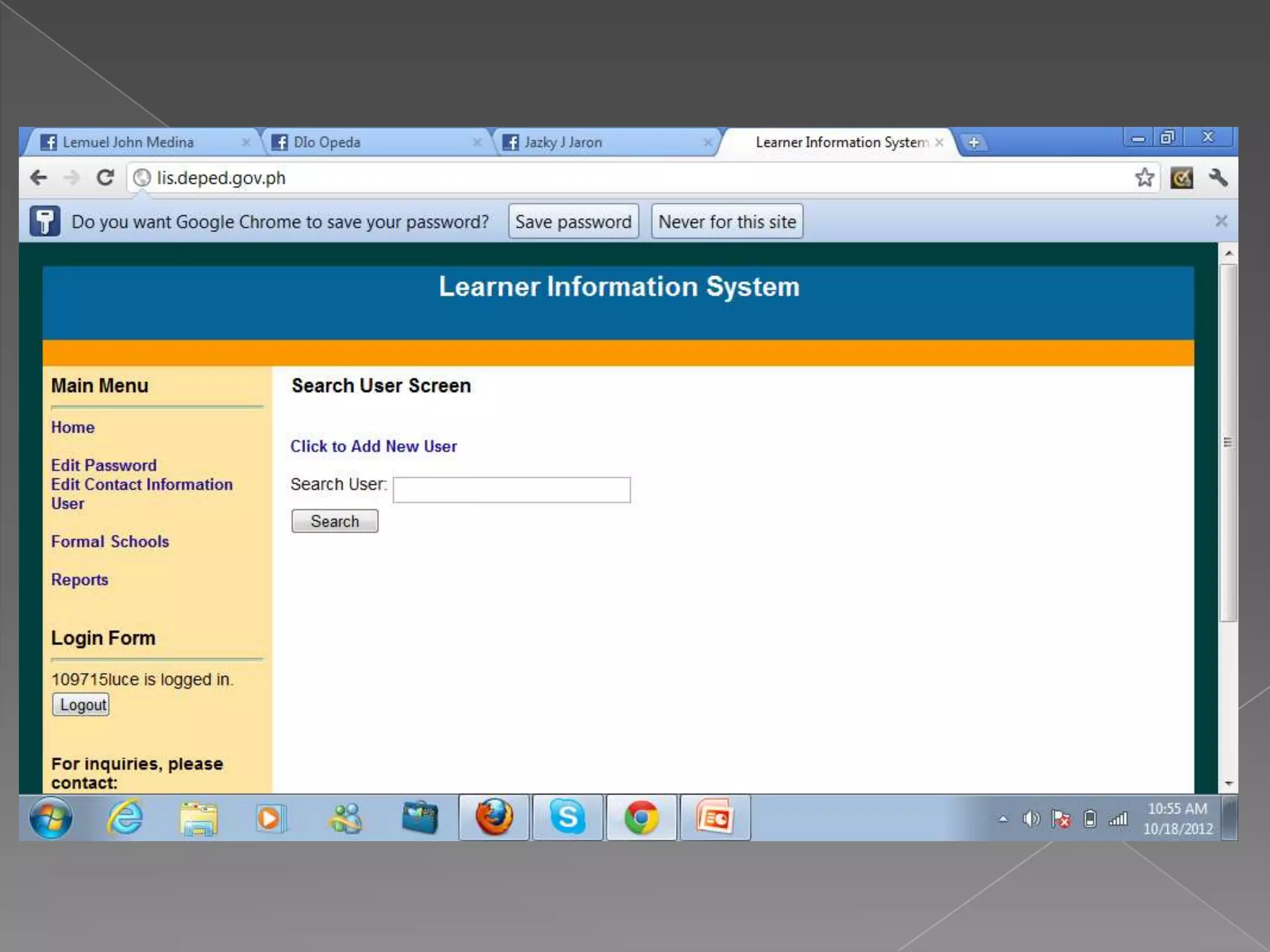 Learner information system (lis)