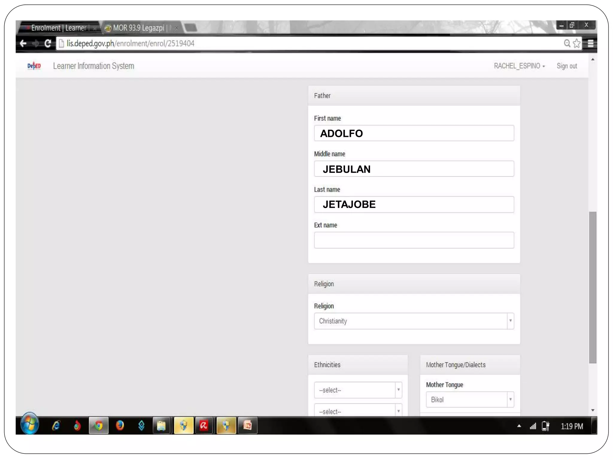 ADOLFO 
JEBULAN 
JETAJOBE 
 