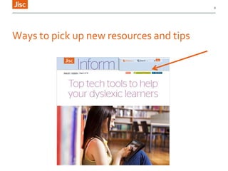 8

Ways to pick up new resources and tips

 