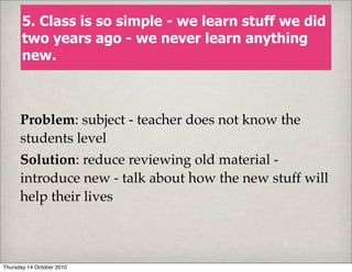 Problematic Subject Bruce Wilkinson, 7 Laws of the Learner: Law 1b Maximisers | PDF