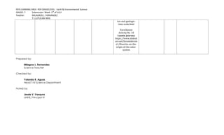 Learners packet-for-the-exemplar.melc1 | PPT