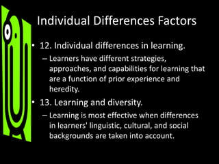 Learners centered psychological principle | PPT