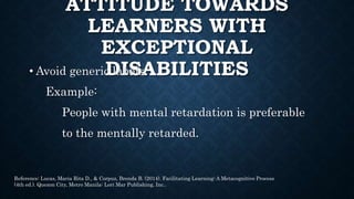 Learners with exceptionalities | PPTX