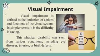 Learners with Physical Disabilities (Visual and Hearing Impairment ...
