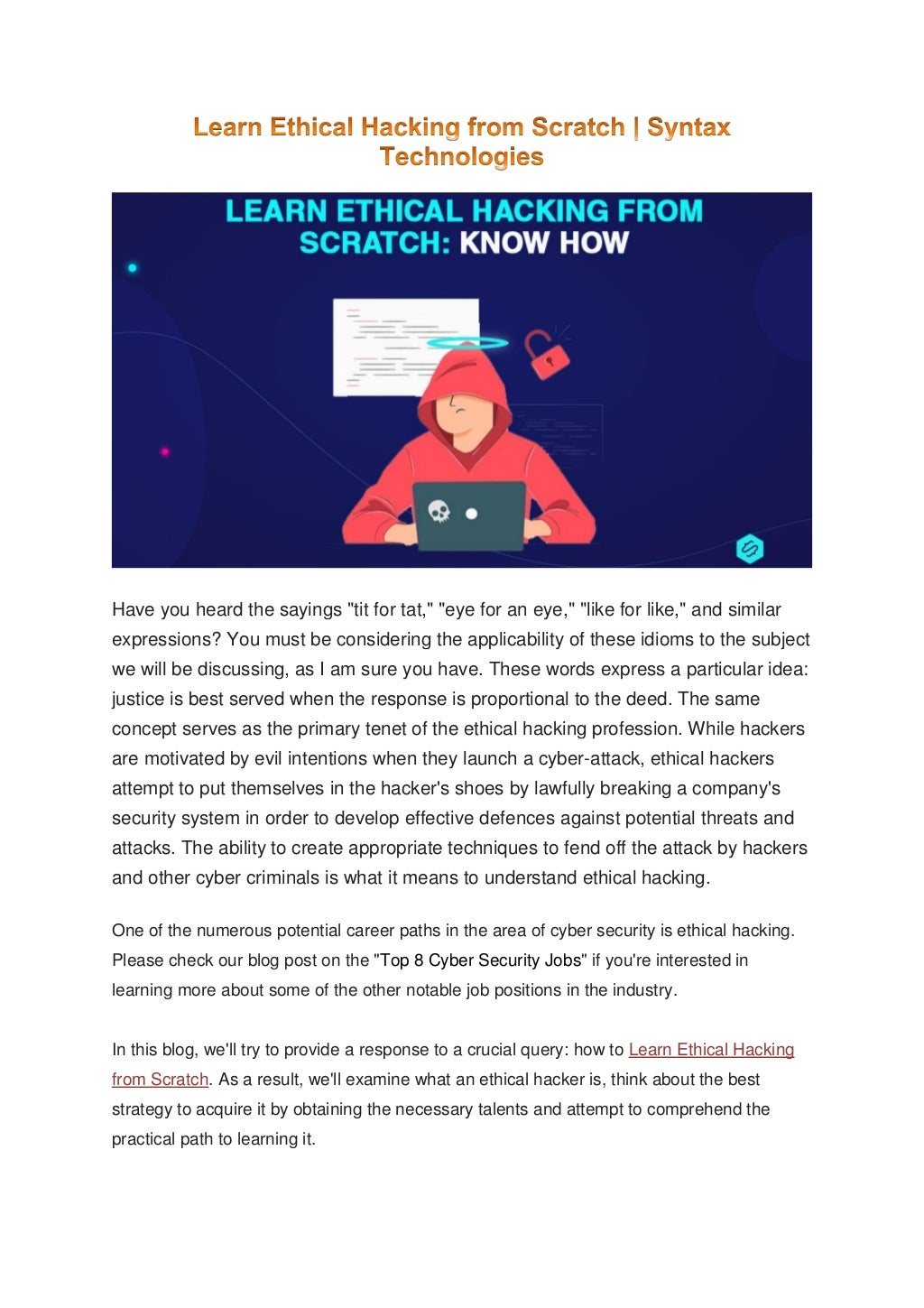 Learn Ethical Hacking From Scratch pdf Learn Ethical Hacking From Scratch pdf