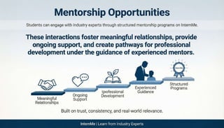 Learn from the Best — Internships Powered by Industry Experts | PDF