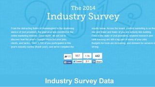 Industry Survey Data
 