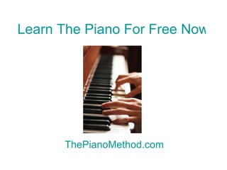 hoe to play piano lessons