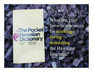 @msn
The term “Hawaiian” is only used to refer to people of
Hawaiian descent. They are just about 10 percent of the
state’s entire population. Everybody else, born and
raised in the state, is referred to as “local.” If you
don’t know whether someone is of Hawaiian descent,
call him or her “local.” You don’t want to be rude.
msn.com/en-us/travel/tripideas/25-things-you-didn%E2%80%99t-know-about-traveling-to-hawaii/ss-AAiIhK0
 