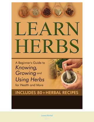 Page 1
Learn Herbal
 