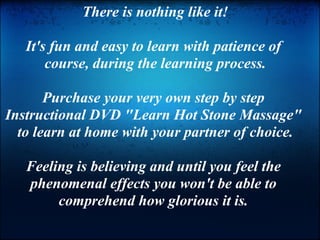 Learn Hot Stone Massage
