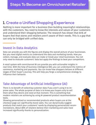 Learn how to build an Omnichannel Retail Strategy in 6 steps | PDF