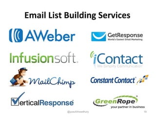Email List Building Services
@yusufchowdhury 16
 