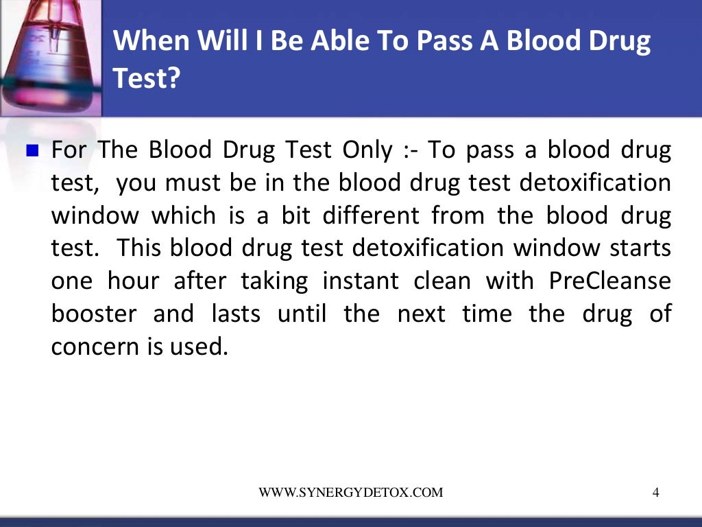 Learn How to Pass a Blood Drug Test