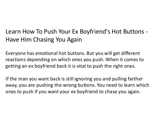 how to get your ex boyfriend to chase you