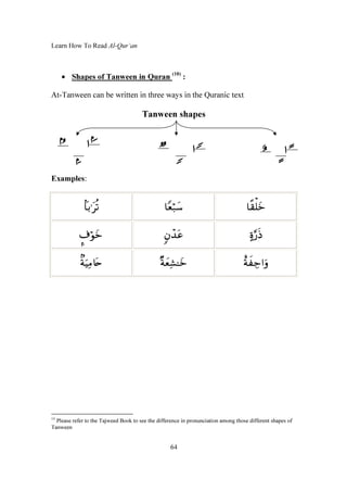 Learn how to read quran maha rashed pdf | PDF