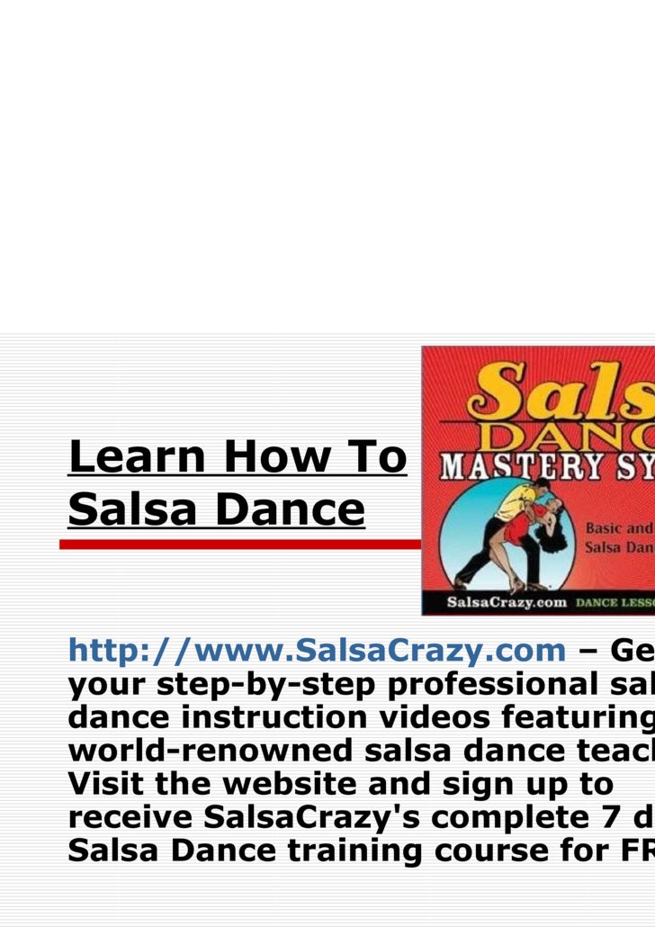 Learn How To Salsa Dance