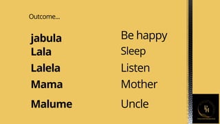 Phawula Learn how to Speak Zulu Language Lesson 1 advert for slideshare.pdf