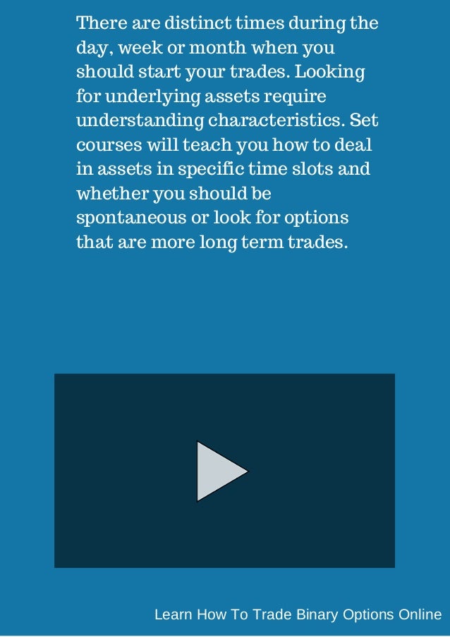 Learn how to option trade