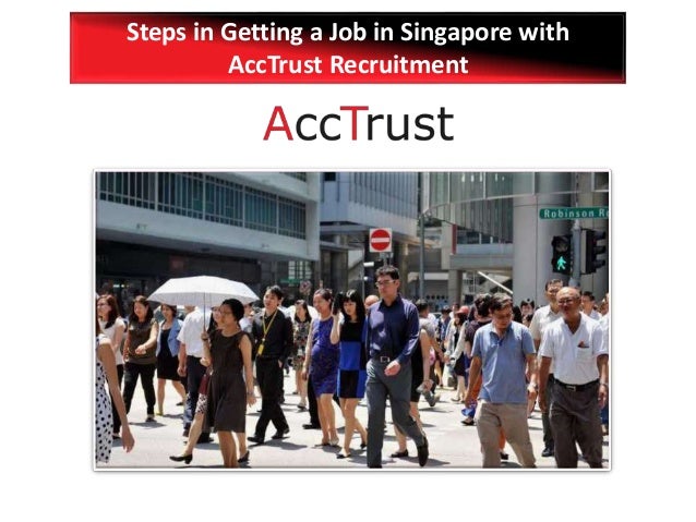 steps to getting a job