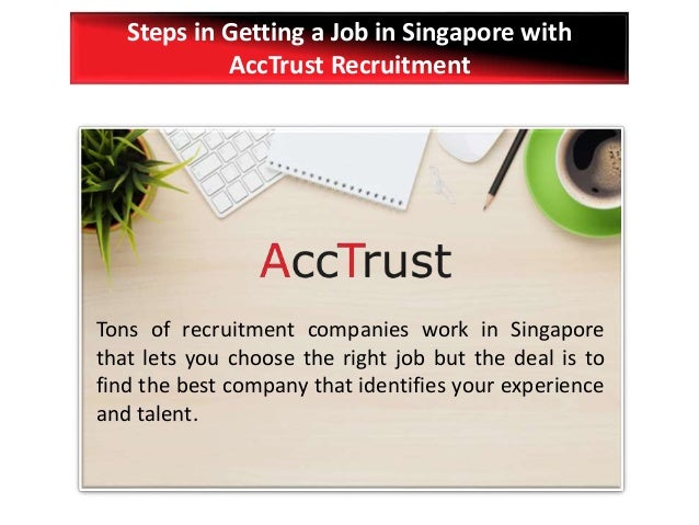 steps to getting a job