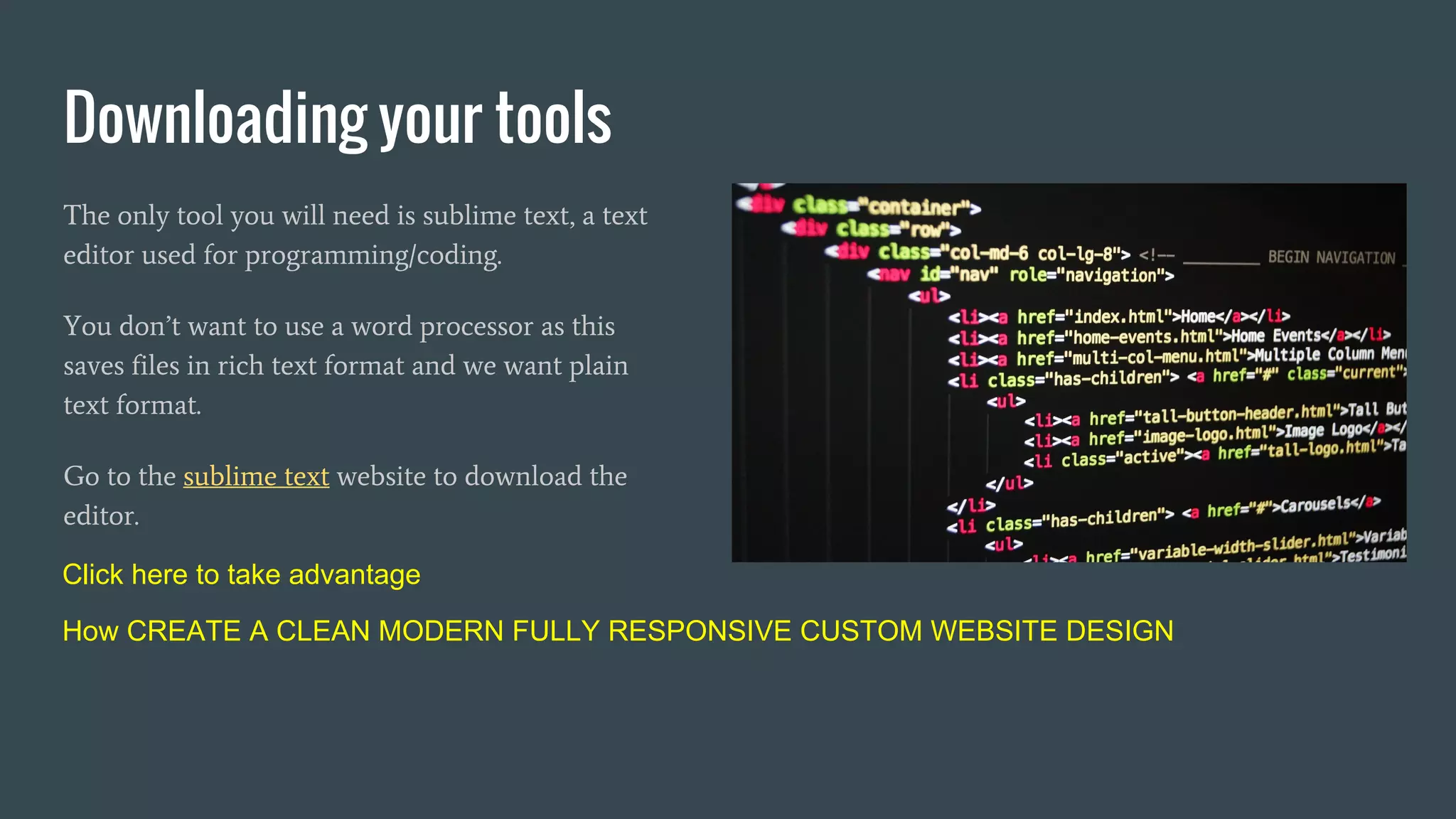 Learn HTML and CSS_ Learn to build a website with HTML and CSS | PPT