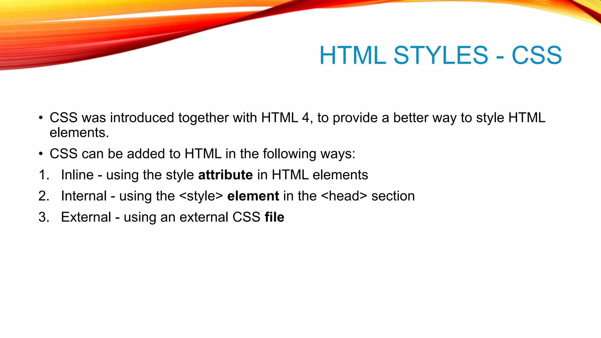 Learn html Basics | PPT
