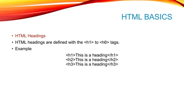 Learn html Basics | PPTX | Web Design and HTML | Internet