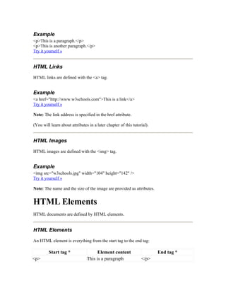 Learn html from www | DOC