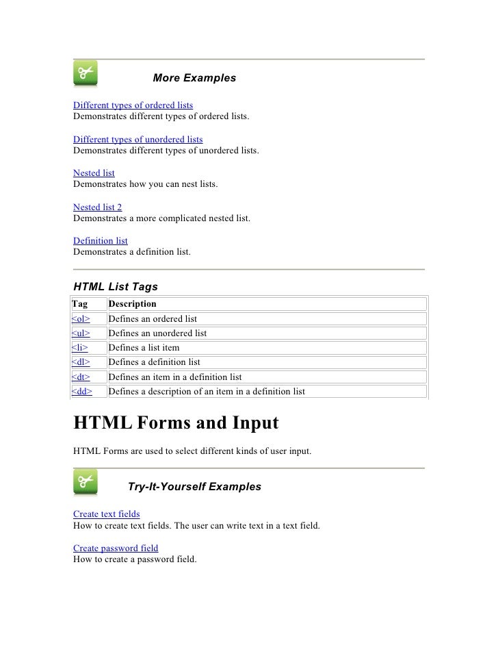 learn html from www