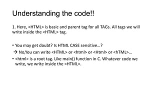 Learn html in 30mins | PPT