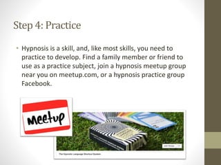 Hypnotic Learning Methods How to Learn Hypnosis | PPTX