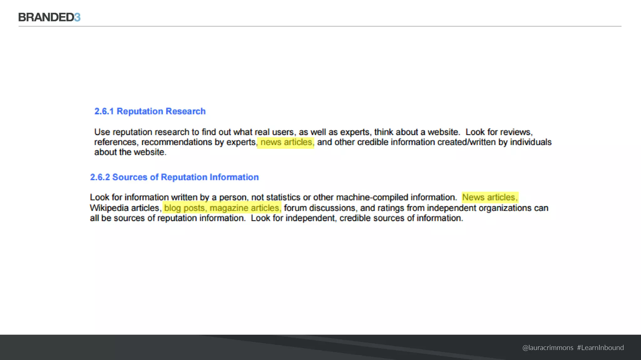 @lauracrimmons #LearnInbound
 