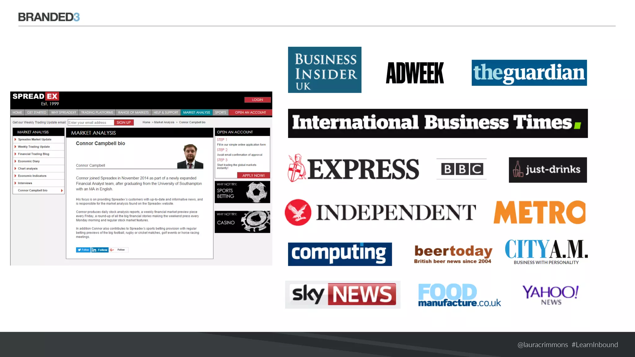 @lauracrimmons #LearnInbound
 