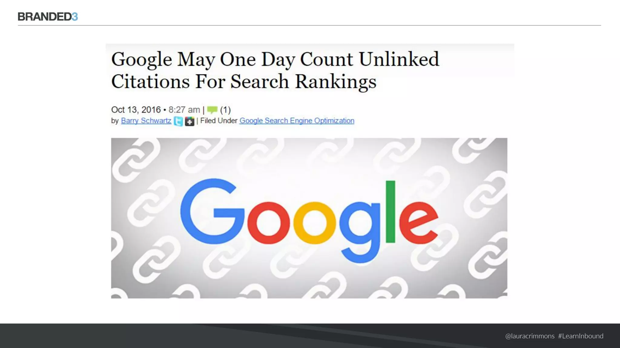 @lauracrimmons #LearnInbound
 